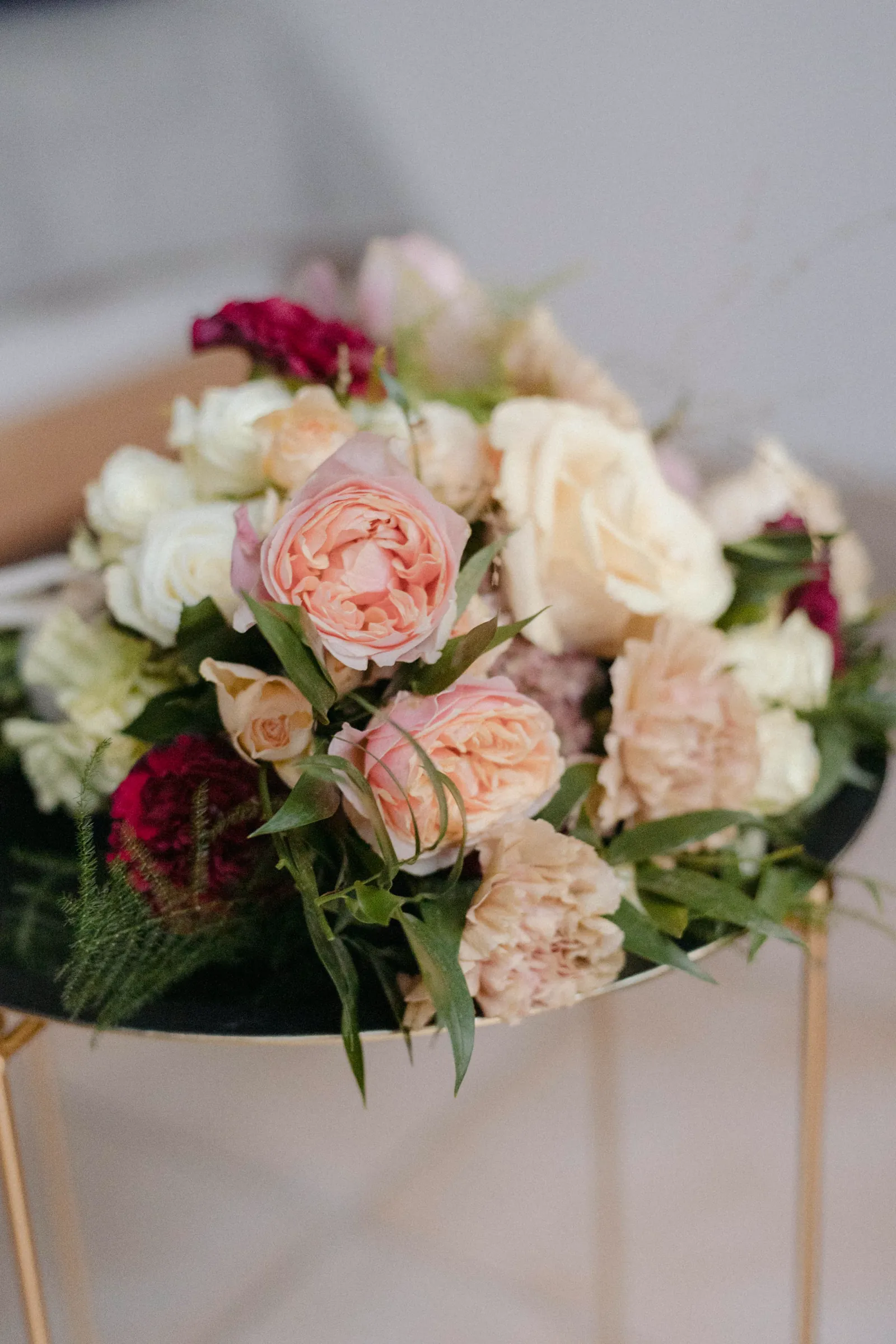 Bouquet de roses — compositions de deuil Fleur de Lin