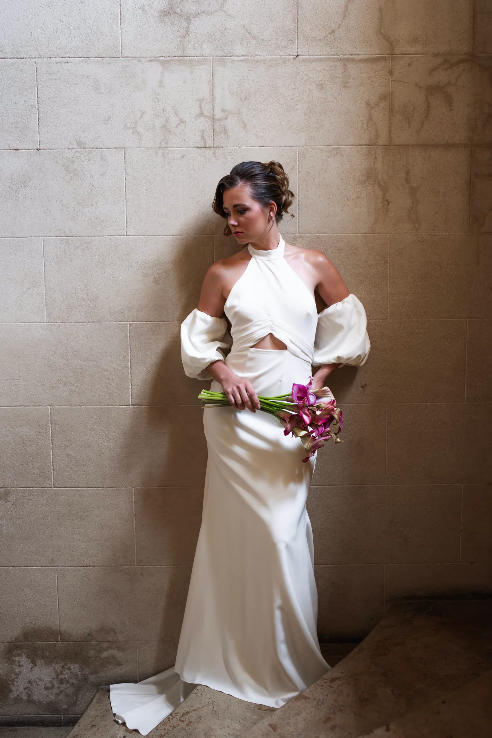 Détails de compositions florales en atelier