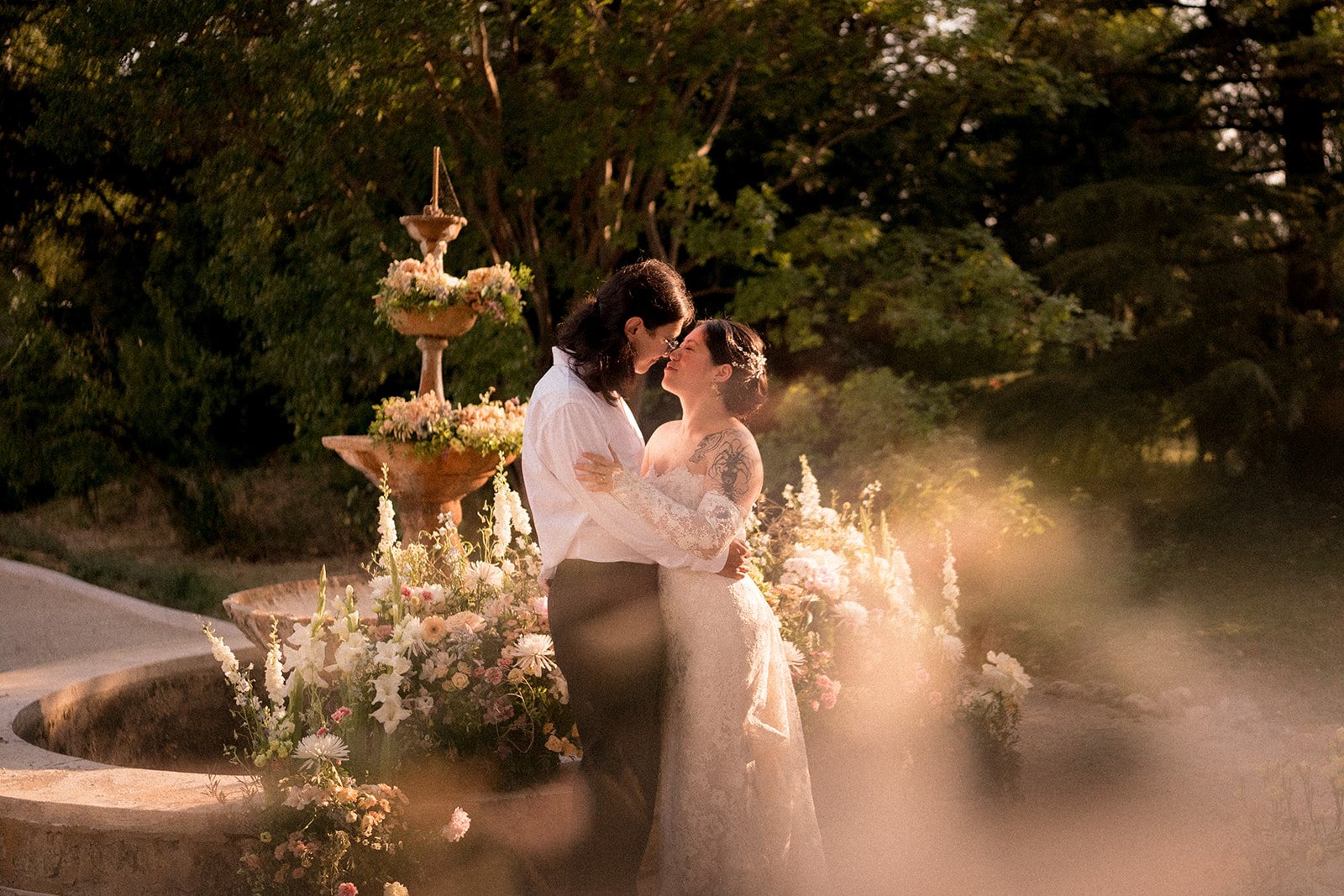 Bouquet de fleurs artisanal — shooting Michelle Madi